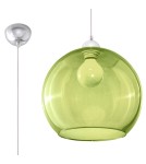 Sollux Lampa wisząca BALL zielona SL.0254 Sollux Lampa wisząca BALL zielona SL.0254