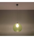 Sollux Lampa wisząca BALL zielona SL.0254 Sollux Lampa wisząca BALL zielona SL.0254