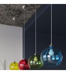Sollux Lampa wisząca BALL zielona SL.0254 Sollux Lampa wisząca BALL zielona SL.0254