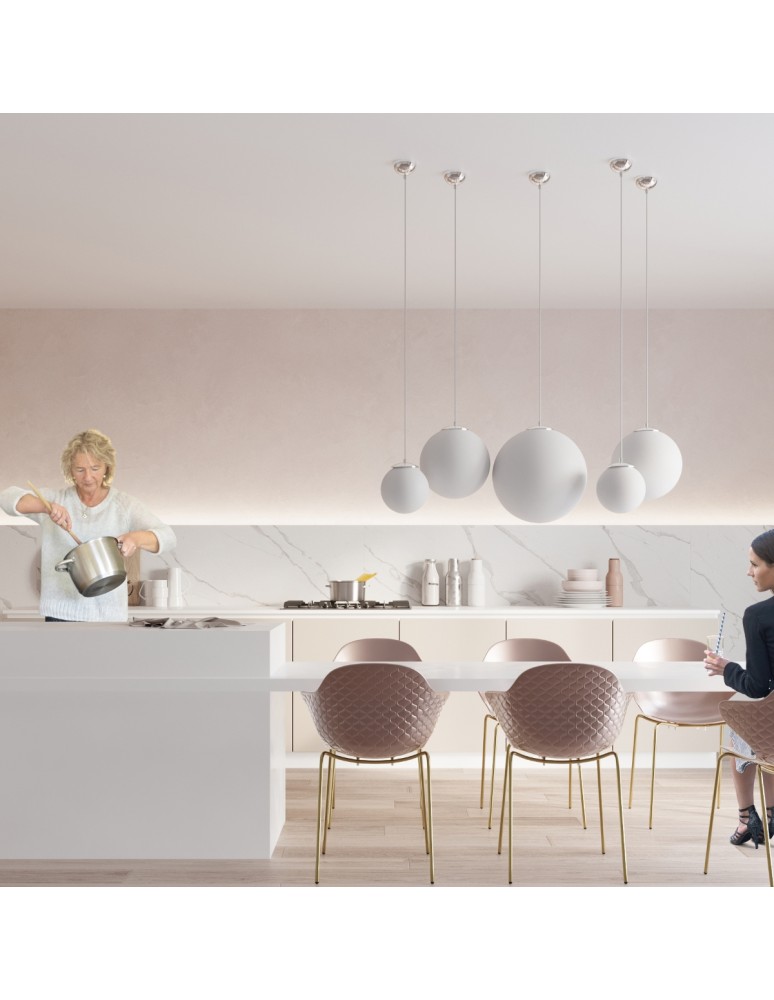 Lampy wiszące - Sollux Lampa wisząca UGO 20 chrom SL.0263 - product kolory-swiatla.pl 7