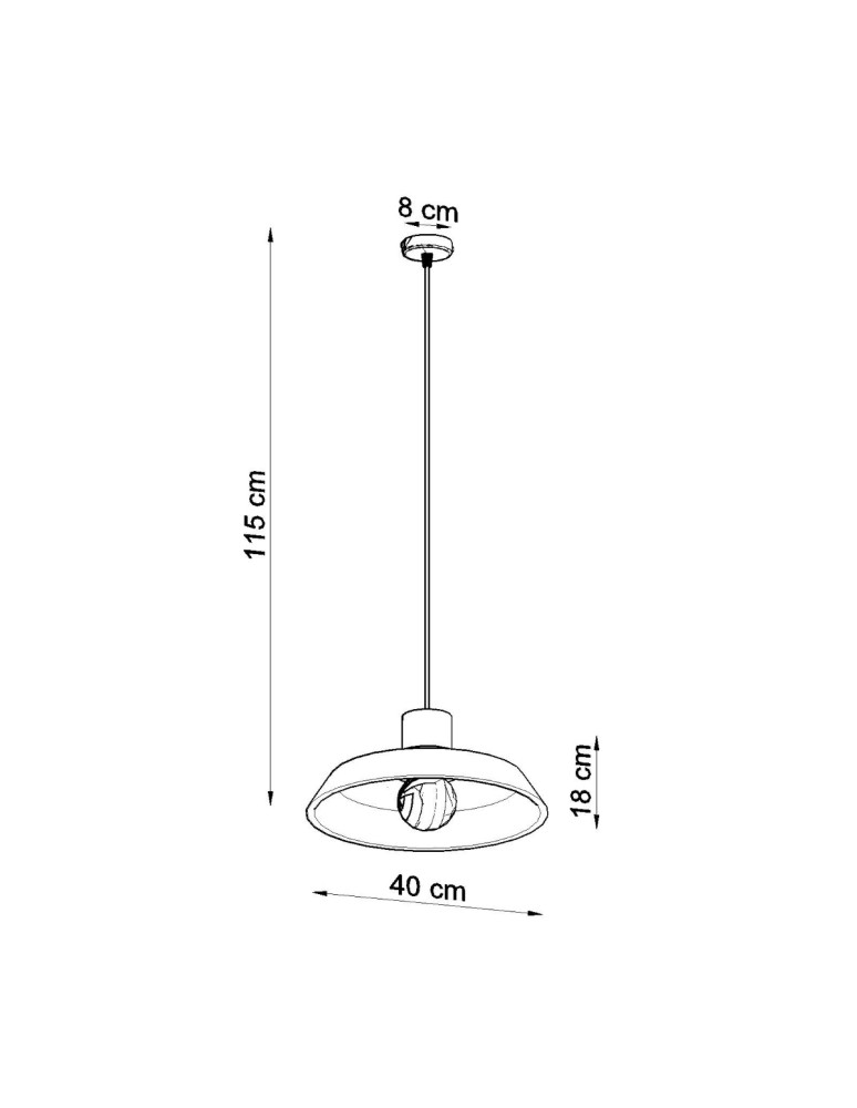 Sollux Lampa wisząca AFRA SL.0282 Sollux Lampa wisząca AFRA SL.0282