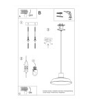 Sollux Lampa wisząca AFRA SL.0282 Sollux Lampa wisząca AFRA SL.0282