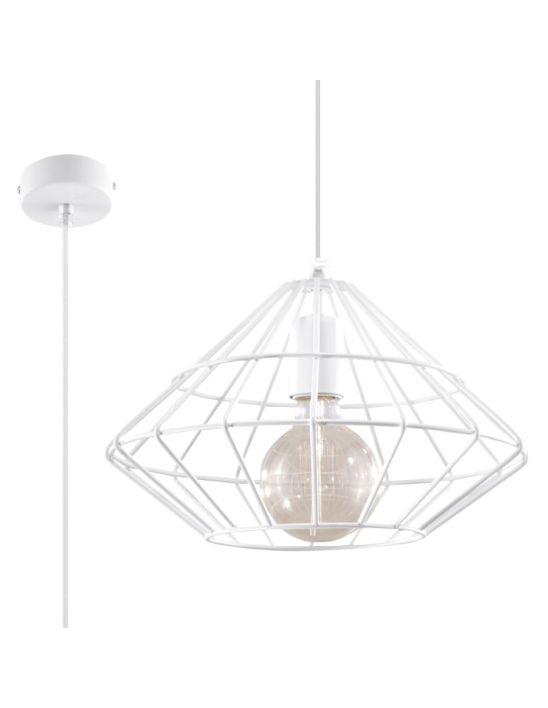 Sollux Lampa wisząca UMBERTO biała SL.0293