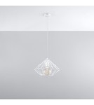 Sollux Lampa wisząca UMBERTO biała SL.0293 Sollux Lampa wisząca UMBERTO biała SL.0293