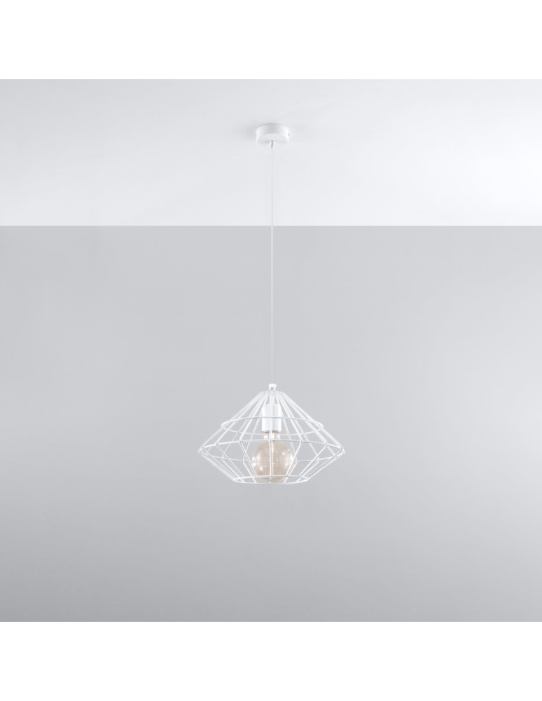 Sollux Lampa wisząca UMBERTO biała SL.0293 Sollux Lampa wisząca UMBERTO biała SL.0293