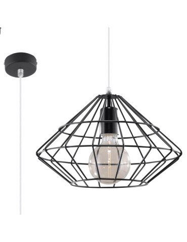 Sollux Lampa wisząca UMBERTO czarna SL.0294