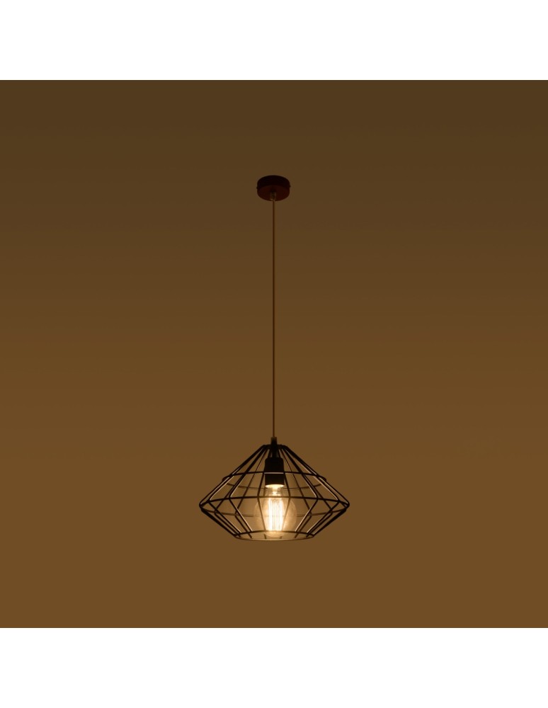 Sollux Lampa wisząca UMBERTO czarna SL.0294 Sollux Lampa wisząca UMBERTO czarna SL.0294