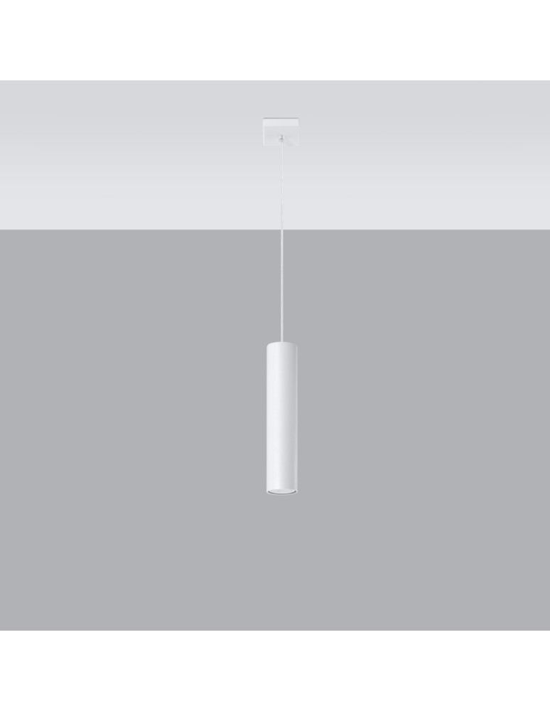 Sollux Lampa wisząca LAGOS 1 biały SL.0323 Sollux Lampa wisząca LAGOS 1 biały SL.0323