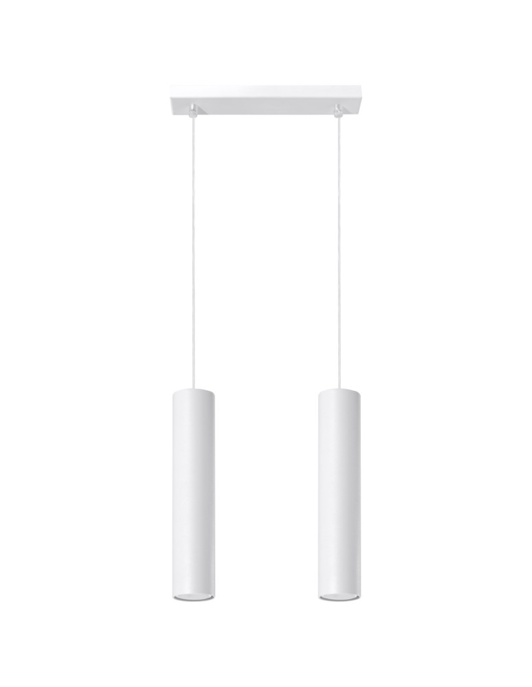 Sollux Lampa wisząca LAGOS 2 biały SL.0324 Sollux Lampa wisząca LAGOS 2 biały SL.0324