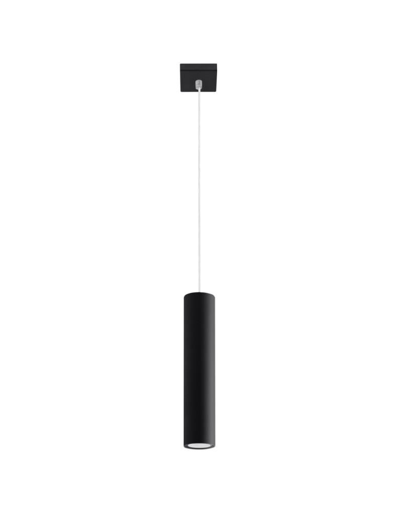 Sollux Lampa wisząca LAGOS 1 czarny SL.0327 Sollux Lampa wisząca LAGOS 1 czarny SL.0327