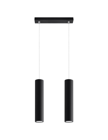 Sollux Lampa wisząca LAGOS 2 czarny SL.0328
