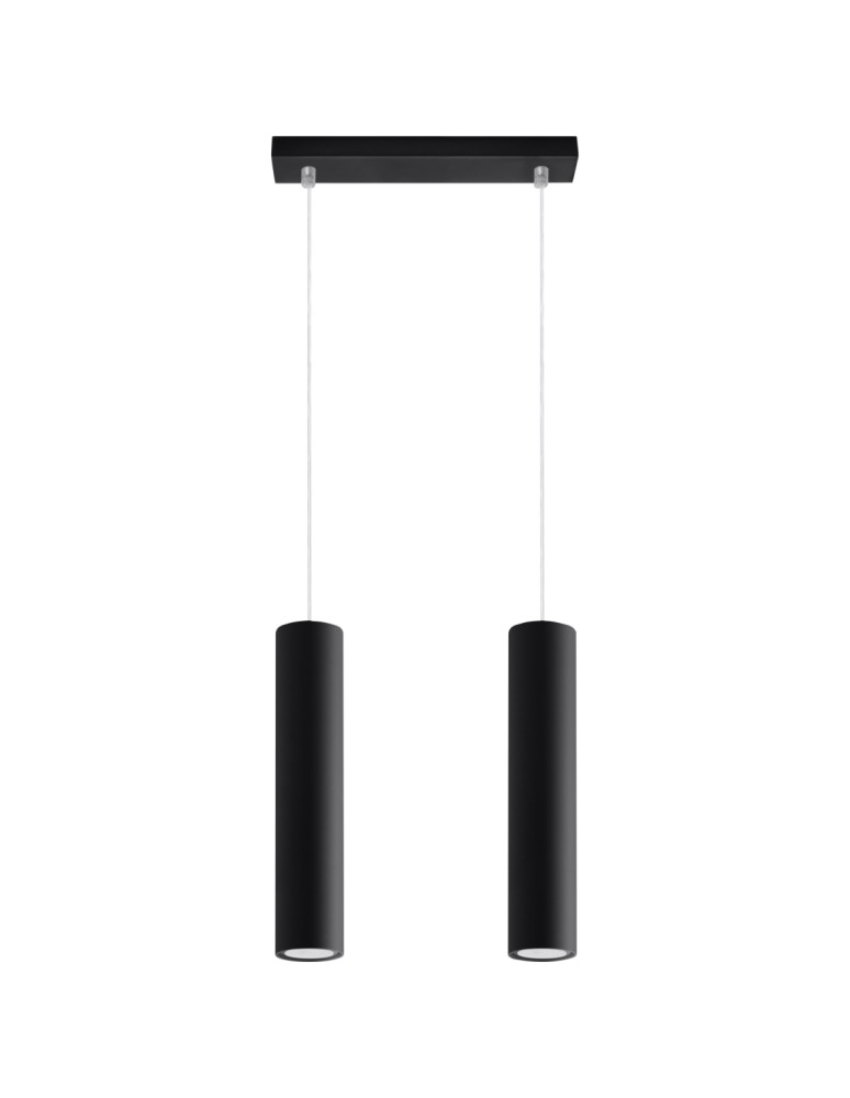 Sollux Lampa wisząca LAGOS 2 czarny SL.0328