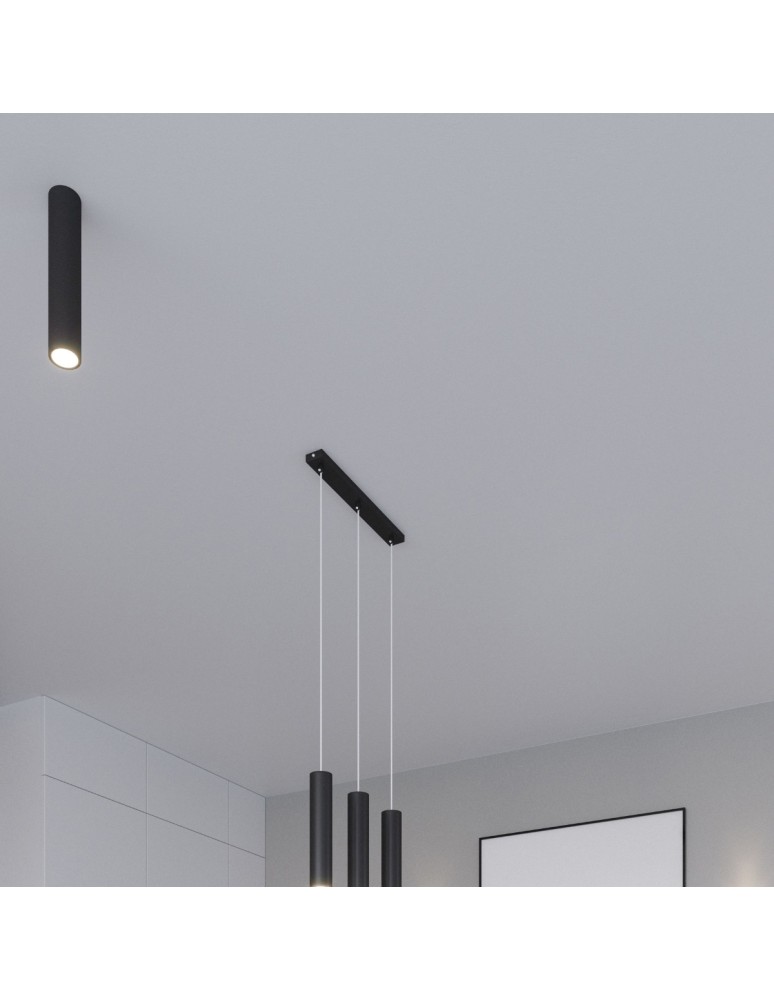 Sollux Lampa wisząca LAGOS 2 czarny SL.0328 Sollux Lampa wisząca LAGOS 2 czarny SL.0328