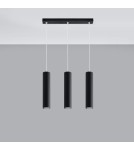 Lampy wiszące - Sollux Lampa wisząca LAGOS 3L czarny SL.0329 - product 2