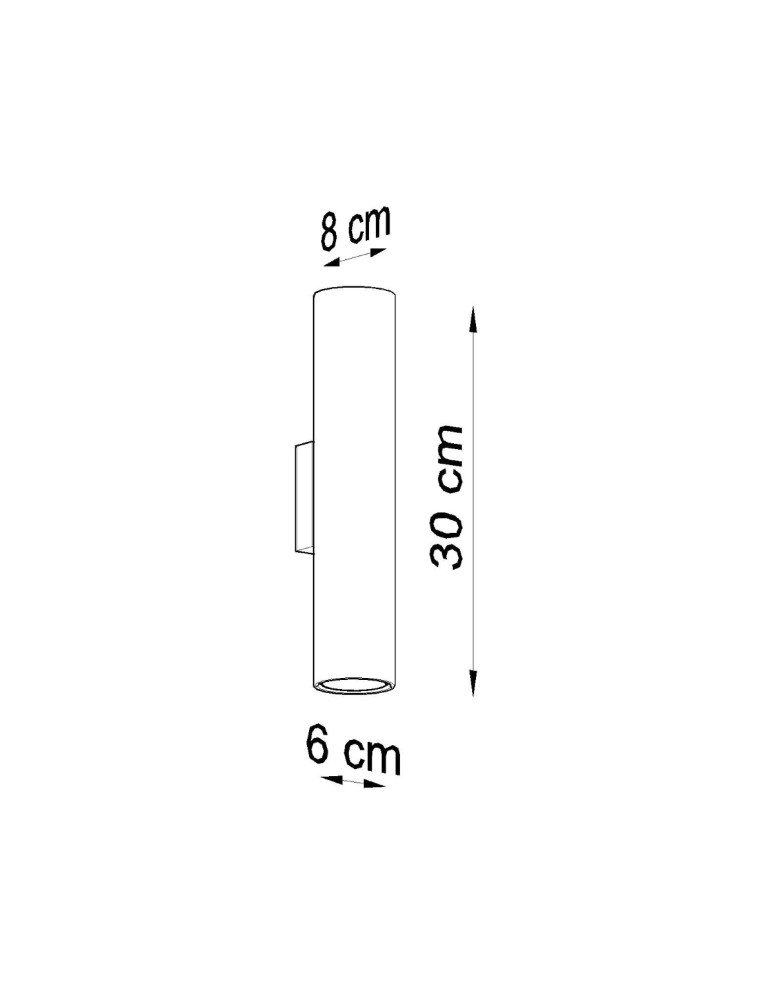 Sollux Kinkiet LAGOS 2 czarny SL.0330 Sollux Kinkiet LAGOS 2 czarny SL.0330
