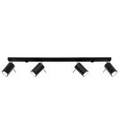 Sollux Plafon RING 4L czarny SL.0332 Sollux Plafon RING 4L czarny SL.0332