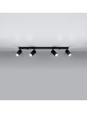 Sollux Plafon RING 4L czarny SL.0332 - produkt 2