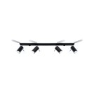 Sollux Plafon RING 4L czarny SL.0332 Sollux Plafon RING 4L czarny SL.0332