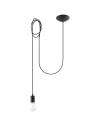 Sollux Lampa wisząca EDISON 1 LONG czarny SL.0369
