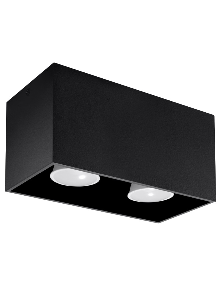 Sollux Plafon QUAD MAXI czarny SL.0381 Sollux Plafon QUAD MAXI czarny SL.0381