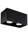 Sollux Plafon QUAD MAXI czarny SL.0381