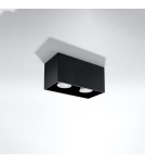 Sollux Plafon QUAD MAXI czarny SL.0381 Sollux Plafon QUAD MAXI czarny SL.0381