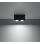 Sollux Plafon QUAD MAXI czarny SL.0381 Sollux Plafon QUAD MAXI czarny SL.0381