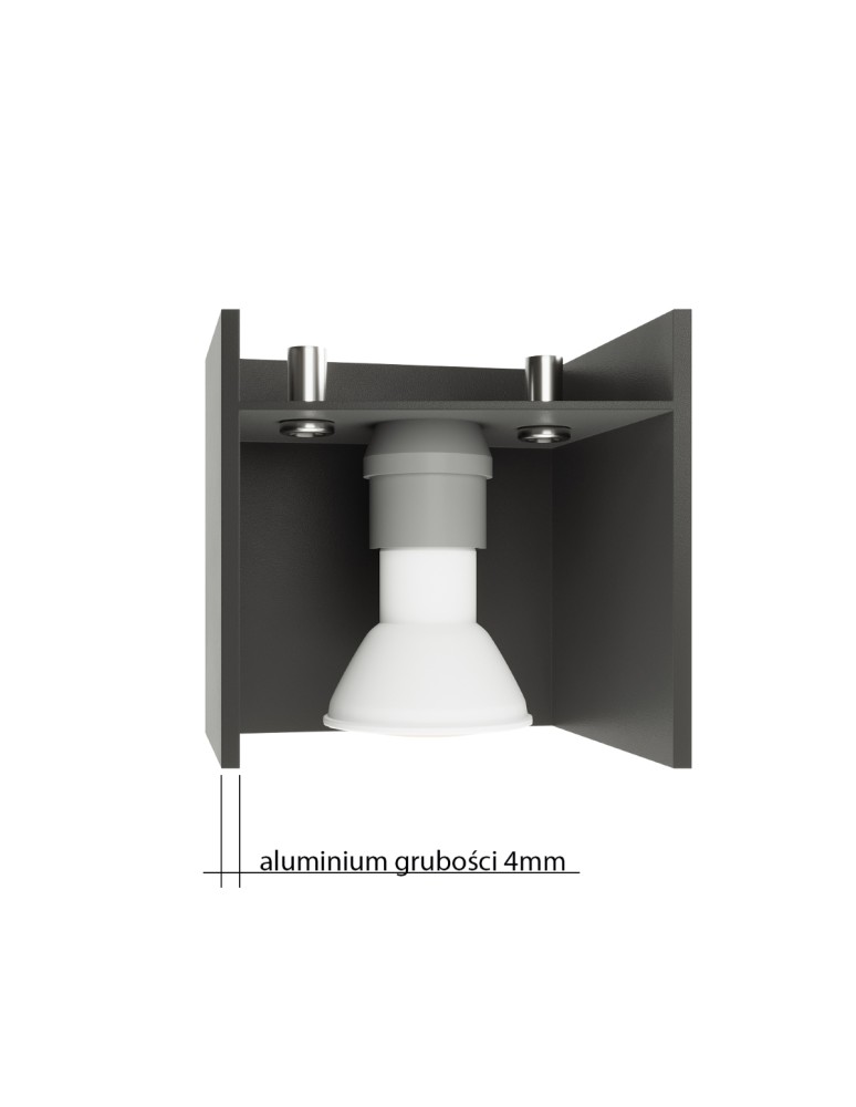 Sollux Plafon QUAD MAXI czarny SL.0381 Sollux Plafon QUAD MAXI czarny SL.0381