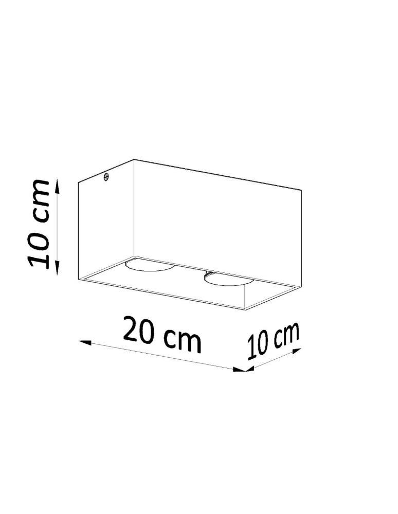 Sollux Plafon QUAD MAXI czarny SL.0381 Sollux Plafon QUAD MAXI czarny SL.0381