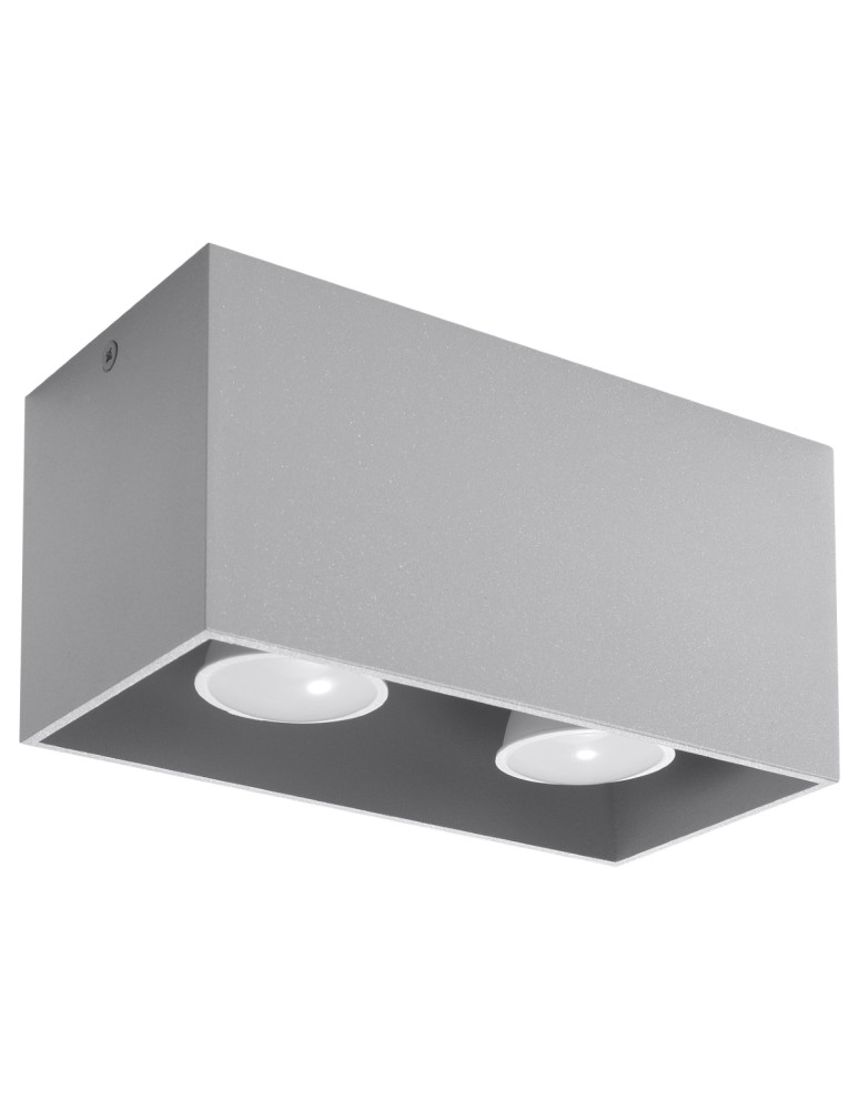 Sollux Plafon QUAD MAXI szary SL.0382 Sollux Plafon QUAD MAXI szary SL.0382
