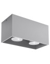 Sollux Plafon QUAD MAXI szary SL.0382