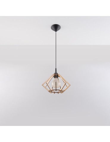 Sollux Lampa wisząca POMPELMO naturalne drewno SL.0393 - produkt 2