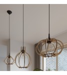 Lampy wiszące - Sollux Lampa wisząca POMPELMO naturalne drewno SL.0393 - product 8
