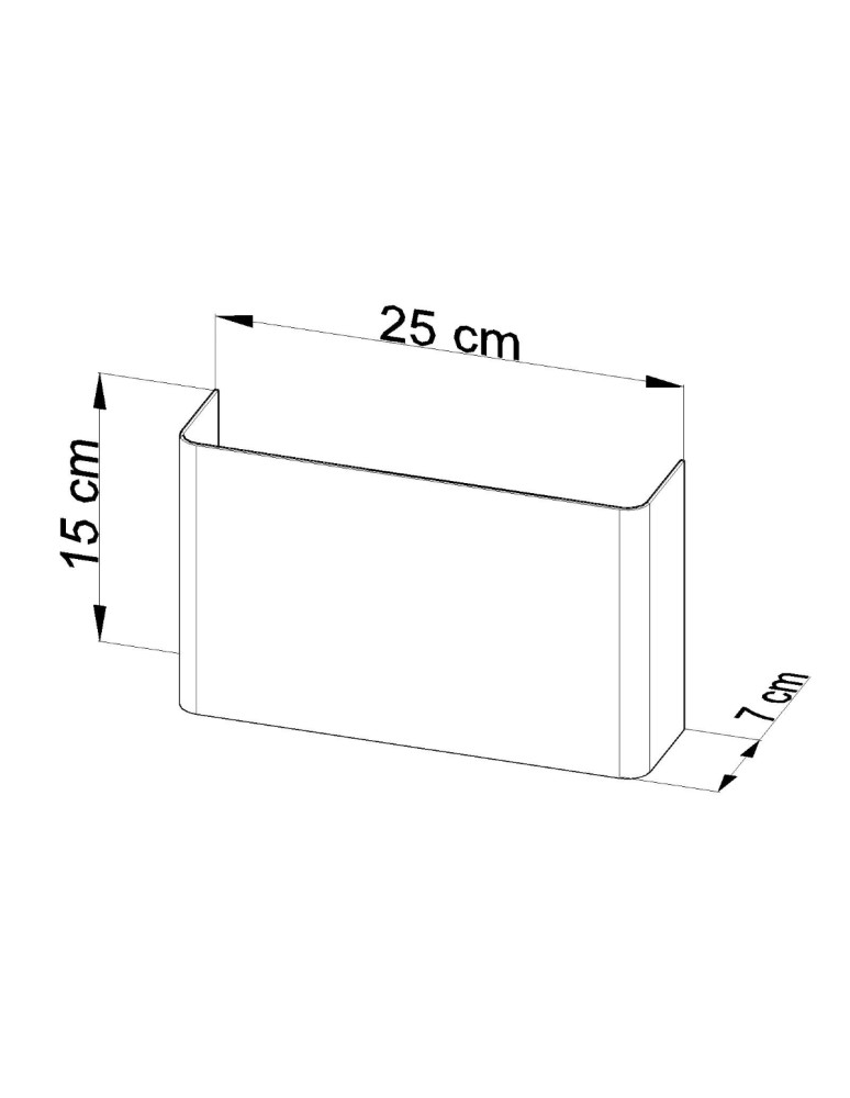 Sollux Kinkiet COPERTURA biały SL.0419 Sollux Kinkiet COPERTURA biały SL.0419
