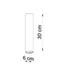 Sollux Plafon LAGOS 30 czarny SL.0436 Sollux Plafon LAGOS 30 czarny SL.0436