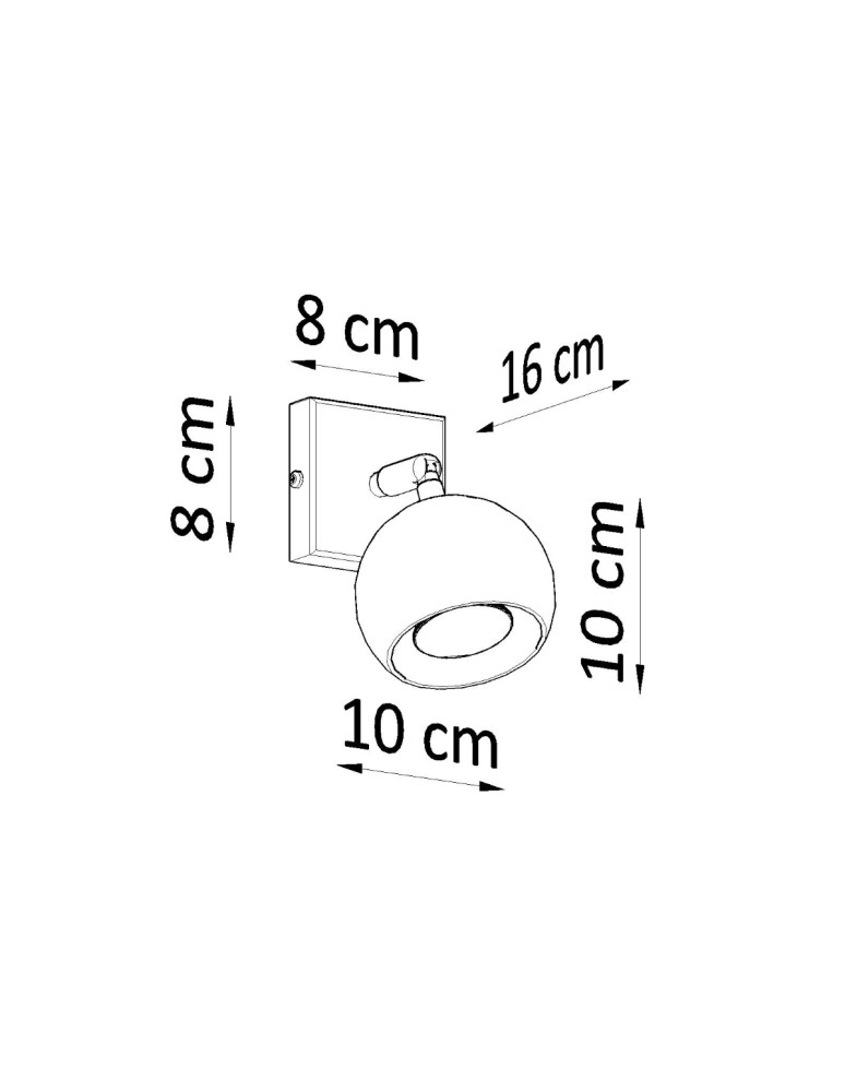 Sollux Kinkiet OCULARE biały SL.0437 Sollux Kinkiet OCULARE biały SL.0437