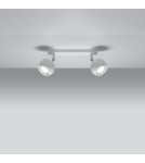 Lampy sufitowe - Sollux Plafon OCULARE 2 biały SL.0438 - product 3