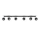 Lampy sufitowe - Sollux Plafon OCULARE 6L czarny SL.0448 - product 2
