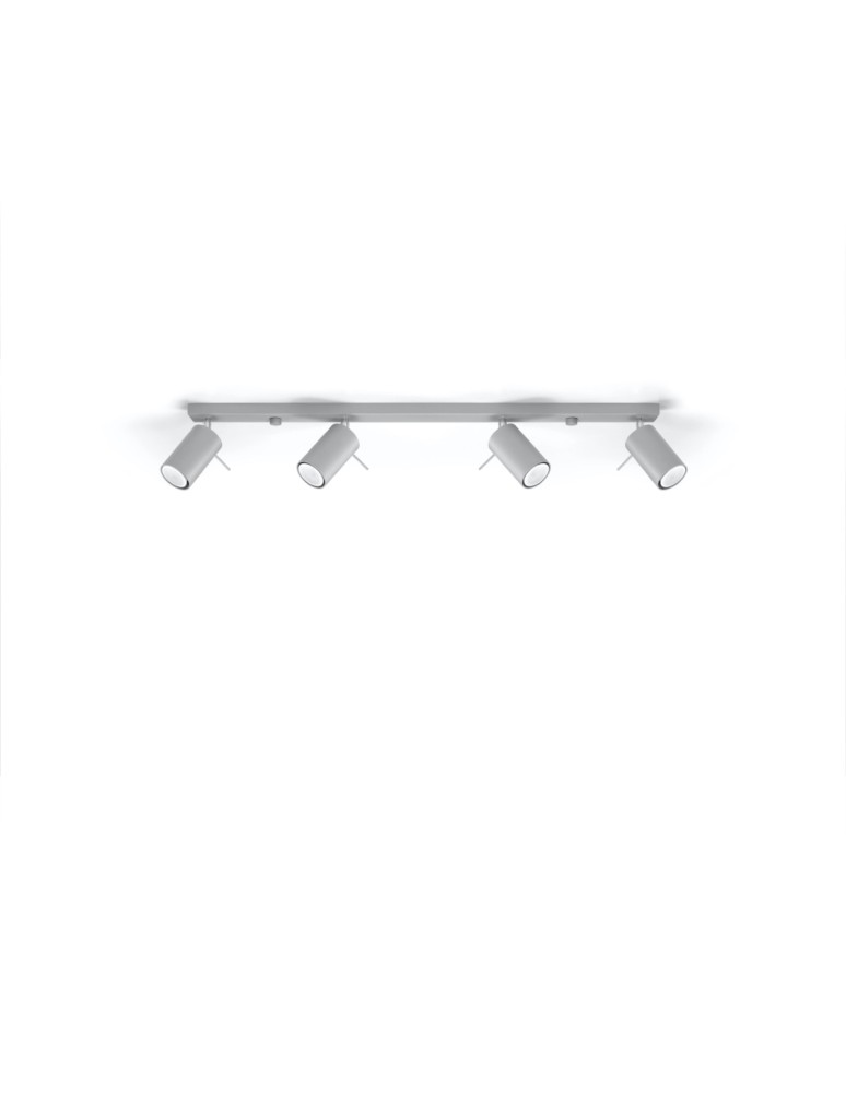 Sollux Plafon RING 4L szary SL.0453 Sollux Plafon RING 4L szary SL.0453