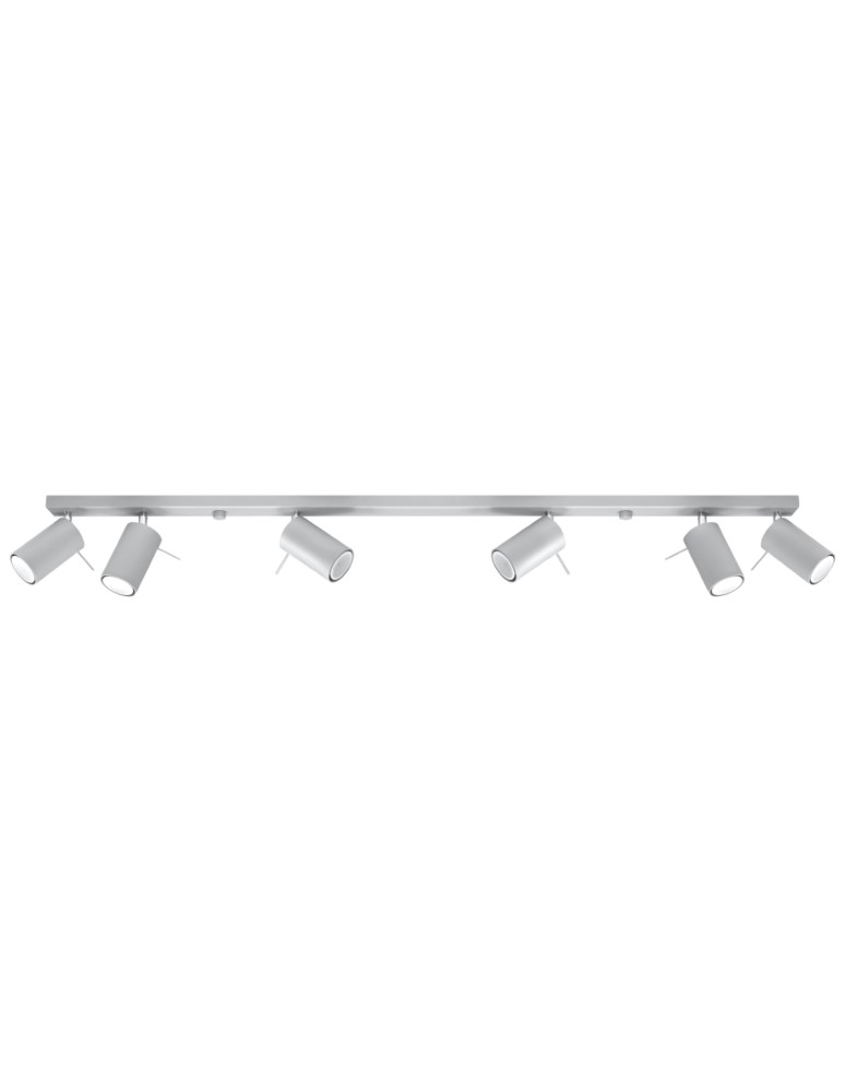 Sollux Plafon RING 6L szary SL.0454 Sollux Plafon RING 6L szary SL.0454