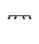 Lampy sufitowe - Sollux Plafon MERIDA 4L czarny SL.0459 - product 2