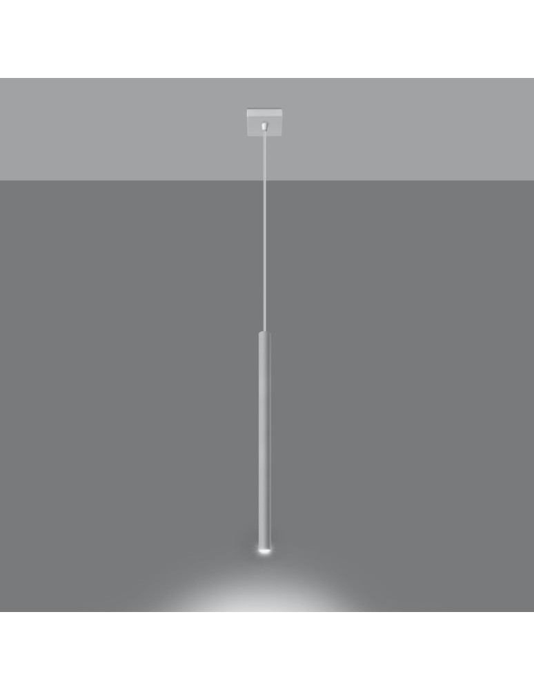 Sollux Lampa wisząca PASTELO 1 biała SL.0465 Sollux Lampa wisząca PASTELO 1 biała SL.0465