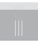Sollux Lampa wisząca PASTELO 3 biała SL.0466 Sollux Lampa wisząca PASTELO 3 biała SL.0466