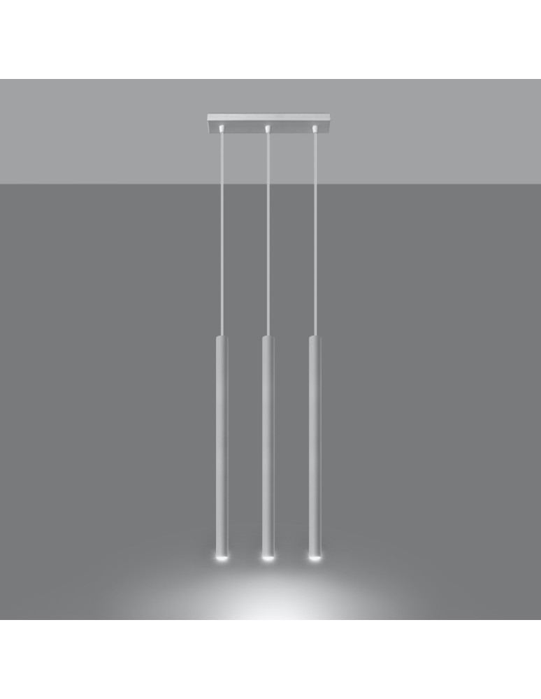 Sollux Lampa wisząca PASTELO 3 biała SL.0466 Sollux Lampa wisząca PASTELO 3 biała SL.0466