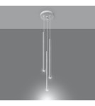Sollux Lampa wisząca PASTELO 3P biała SL.0467 Sollux Lampa wisząca PASTELO 3P biała SL.0467