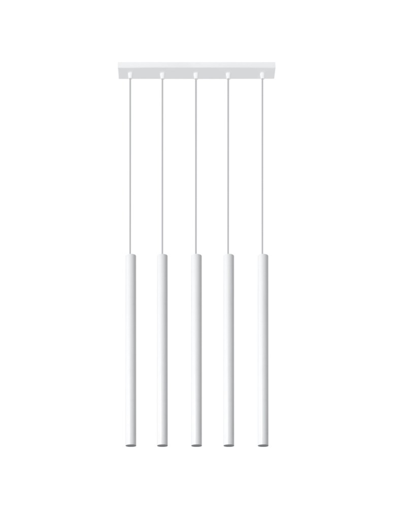 Sollux Lampa wisząca PASTELO 5 biała SL.0468 Sollux Lampa wisząca PASTELO 5 biała SL.0468