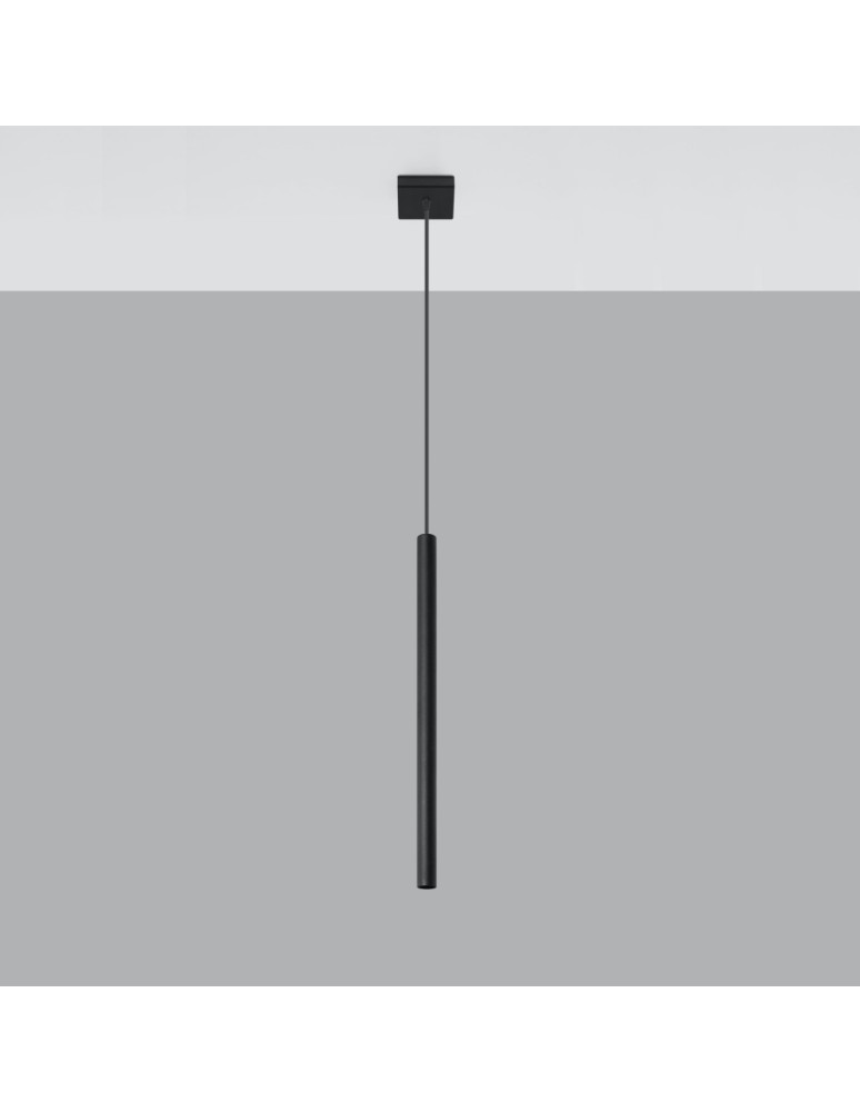 Sollux Lampa wisząca PASTELO 1 czarna SL.0469 Sollux Lampa wisząca PASTELO 1 czarna SL.0469