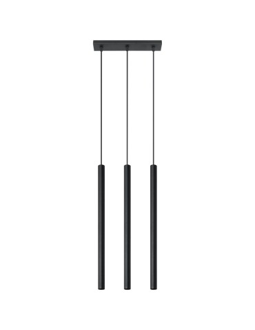Sollux Lampa wisząca PASTELO 3 czarna SL.0470