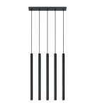 Sollux Lampa wisząca PASTELO 5 czarna SL.0472 Sollux Lampa wisząca PASTELO 5 czarna SL.0472