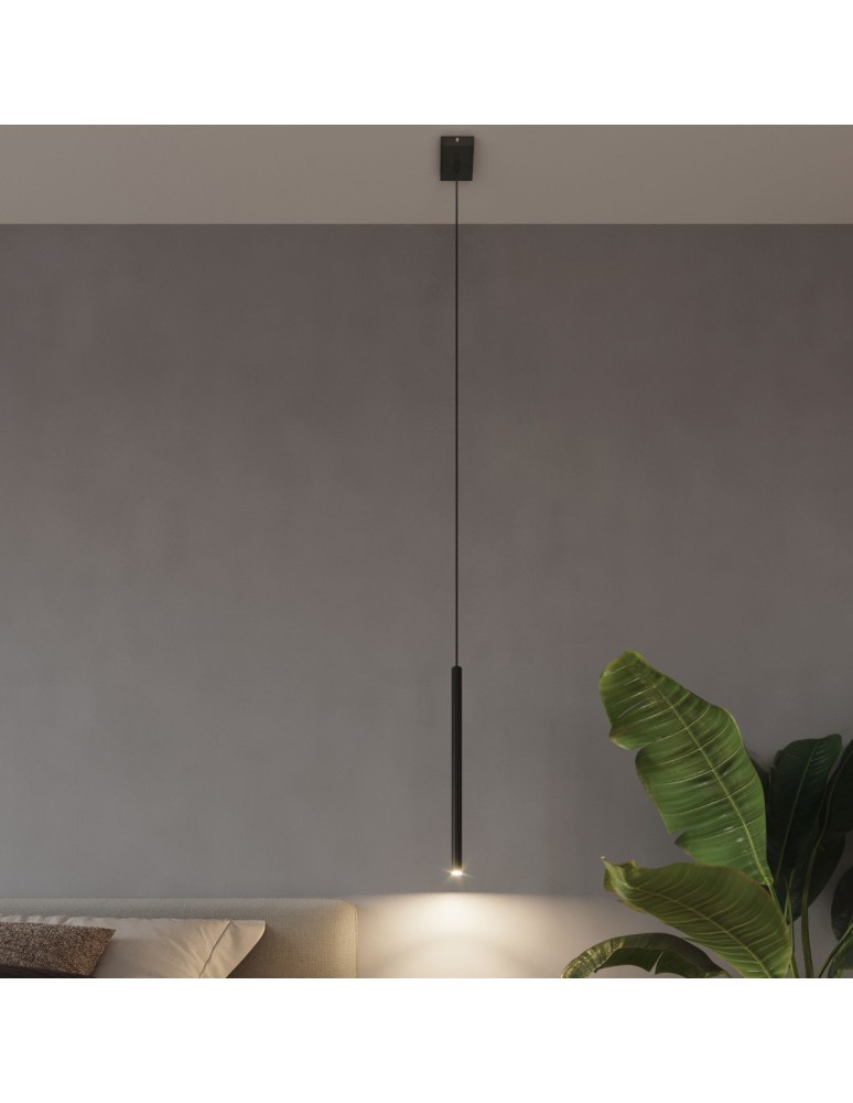 Sollux Lampa wisząca PASTELO 5 czarna SL.0472 Sollux Lampa wisząca PASTELO 5 czarna SL.0472